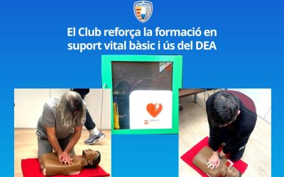 El Club reforça la formació en suport vital bàsic i ús del DEA2